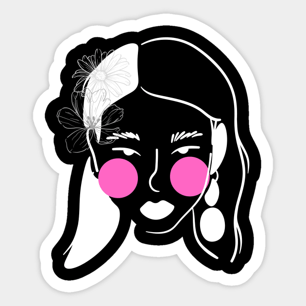 Strong Women Sticker by Ema jasmine